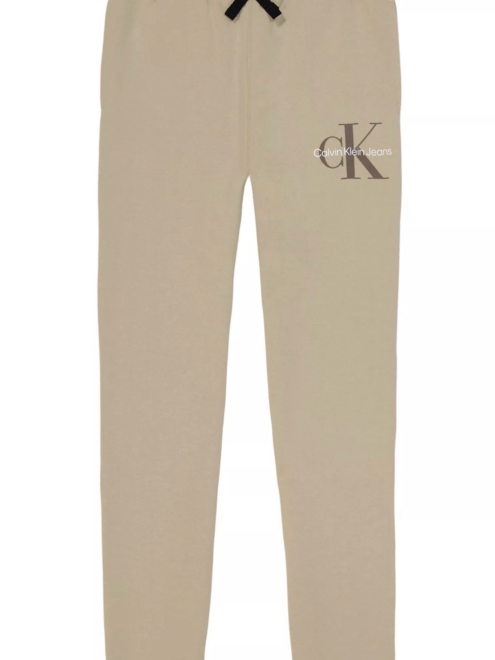 Calvin Klein Jogger Sand Beige Logo Sweatpants